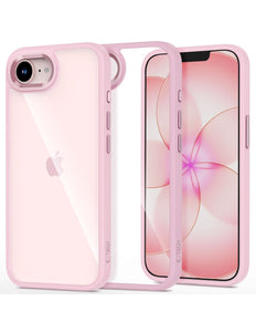 iPhone 16e / 17e Hoesje Roze Magnetic MagSafe Case transparant