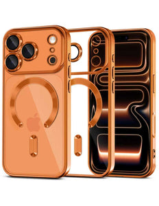 iPhone 17 Pro Max hoesje magnetische lens bescherming oranje