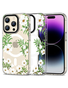 iPhone 15 Pro hoesje case backover spring daisy