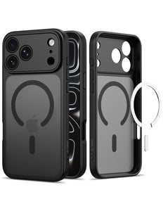 iPhone 17 Pro Max / iPhone 18 Pro Max Hoesje Matte Magsafe Zwart Camera lens protector