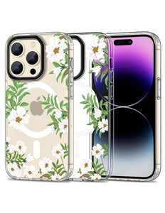 iPhone 15 Pro Max hoesje case backover spring daisy