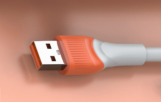 USB - Micro USB 2m, 30W kabel (oranje)
