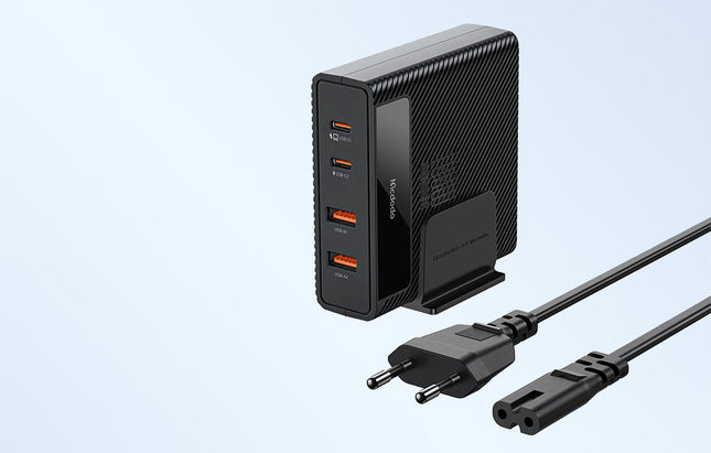 Laadstation GaN 100W Mcdodo CH-1802, 2x USB-C, 2x USB-A (zwart)