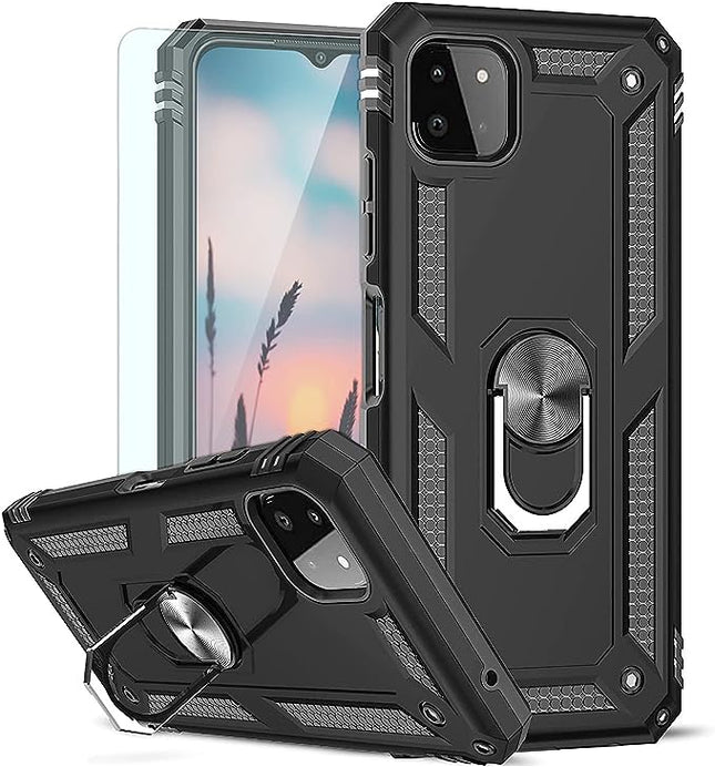 iPhone 7/8/SE 2020 Kickstand Ring Armor zwart