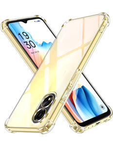 Oppo A38 hoesje Silicone Case doorzichtig