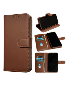 Samsung S25 Ultra hoesje bruin bookcase wallet case
