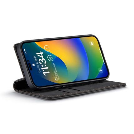 iPhone 15 Pro Max hoesje wallet case zwart