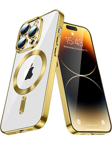 iPhone 15 hoesje magsafe goud