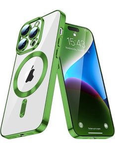 iPhone 16e Hoesje Groen Magnetic MagSafe Case