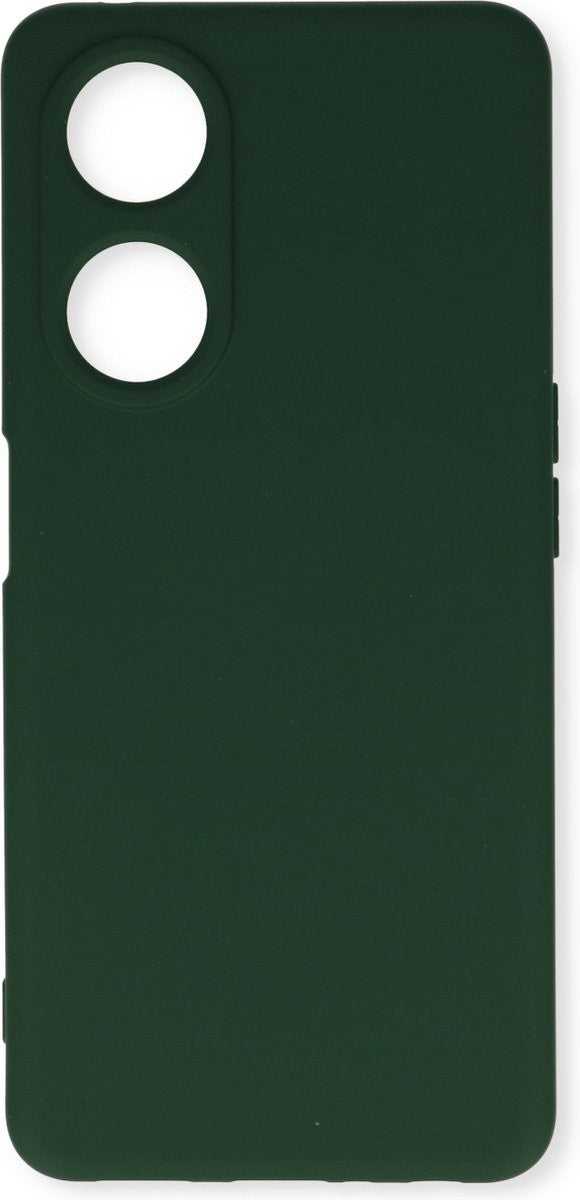 Oppo A98 hoesje Silicone Case groen