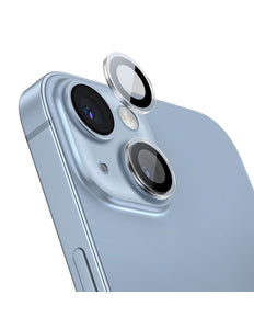 Baseus gehard glas voor iPhone 14 / iPhone 14 Plus cameralenzen transparant + schoonmaakset