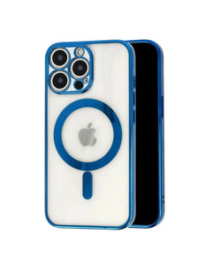 iPhone 15 hoesje magsafe blauw