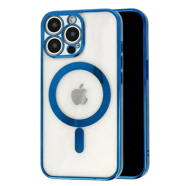 iPhone 15 hoesje magsafe blauw