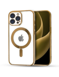 iPhone 15 Pro Max hoesje magsafe goud