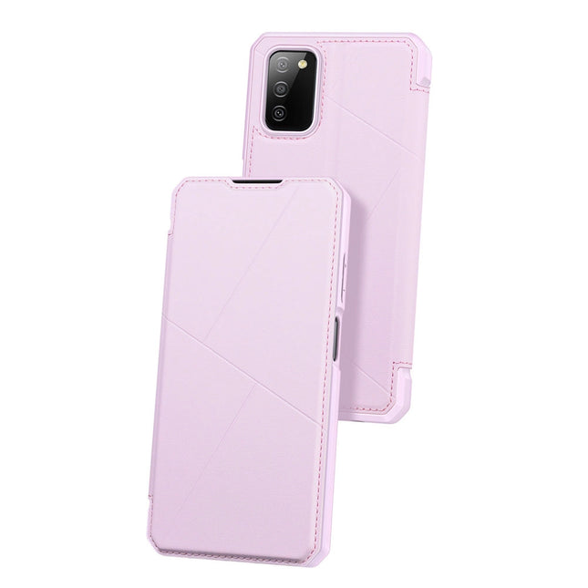DUX DUCIS Skin X Bookcase-type hoesje voor Samsung Galaxy A03s roze