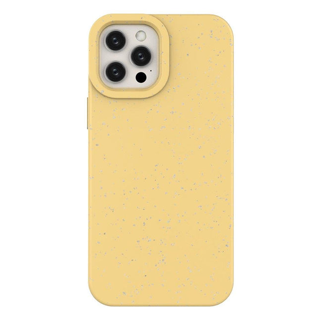 iPhone 12 Pro hoesje ECO Case Siliconen geel