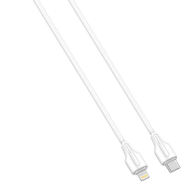 LDNIO LC121-I 1m, 30W USB-C - Lightning-kabel