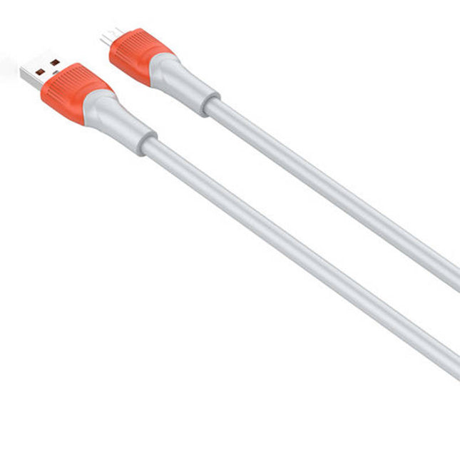USB - Micro USB 2m, 30W kabel (oranje)