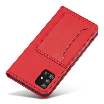 Samsung Galaxy A52/ a52s hoesje Bookcase Mapje - Wallet Case Rood Case