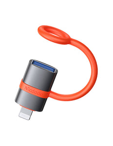 McDodo OT-3810 USB-A naar Lightning-adapter (zwart)
