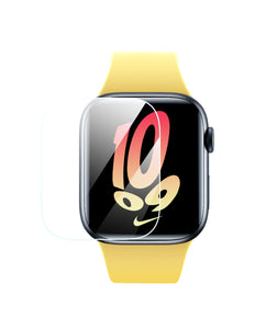 Set van 2x Baseus NanoCrystal beschermfolie voor Apple Watch 4/5/6/SE/SE 2 40mm + montagekit - transparant