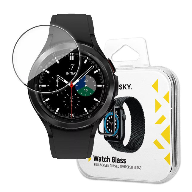 Watch Glass hybride glas voor Samsung Galaxy Watch 4/5 40 mm zwart