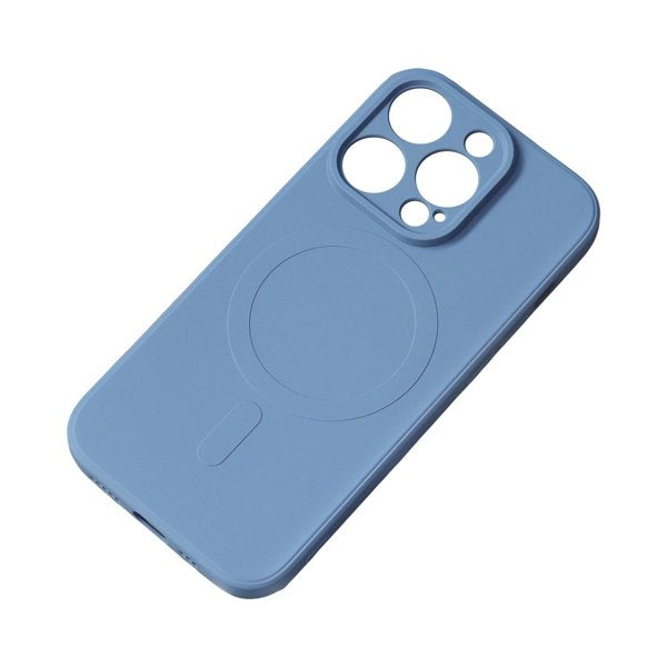 iPhone 14 Plus Siliconenhoesje Magsafe donkerblauw