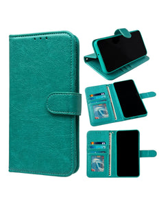 Samsung S25 Ultra hoesje blauw bookcase wallet case