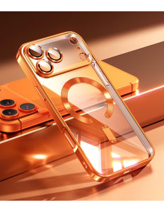 iPhone 17 Pro Max hoesje magnetische lens bescherming oranje