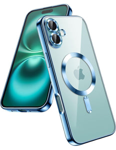 iPhone 17 Pro hoesje magnetische lens bescherming blauw