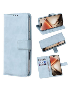iPhone 17 Air- A-Quality Bookcase - Licht Blauw