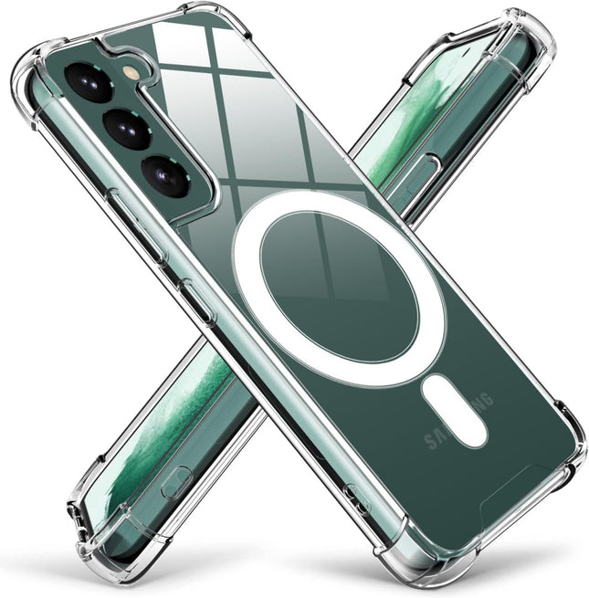 Hoesje Magnetic MagSafe Case - Samsung S23 - Transparant