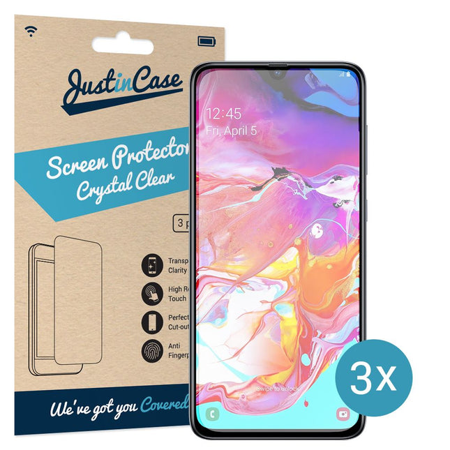 Just in Case Screen Protector Samsung Galaxy A70 (3 pack)