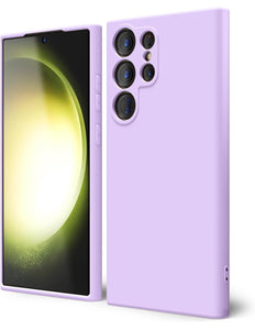 Samsung Galaxy S24 hoesje Soft Microfiber Lining Protective Case lila