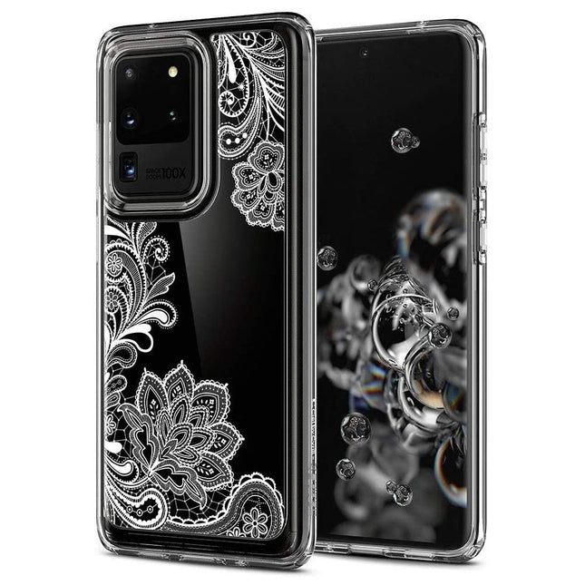 Spigen Cyrill Cecile Case Samsung Galaxy S20 Ultra (White Mandala) ACS00723