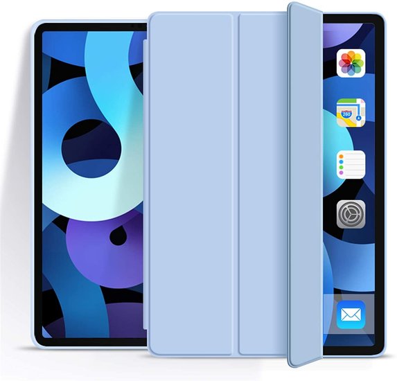 iPad 10.2 2019/2020/2021 - Silicone Smart Cover Licht Blauw