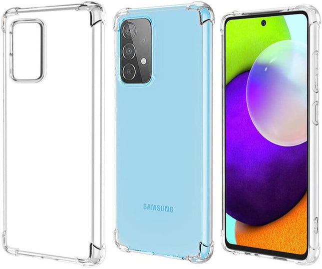 Samsung Galaxy A32 4G  hoesje achterkant doorzichtig transparant antishock backcover case