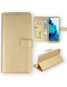 iPhone 14 Pro Goud hoesje Suede High Quality Bookcase