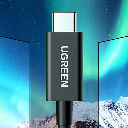 UGREEN USB-C to USB-C Cable, Gen3, 100W, 4K, 0.8m (Black)