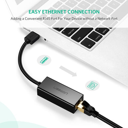 USB Ethernet RJ45 adapter, netwerk USB Gigabit Ethernet-adapter op 100 Mbps voor Windows/macbook