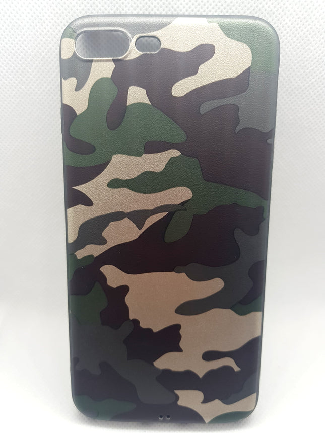 iPhone 7 plus/ 8 Plus hoesje leger print - army militair fashion case