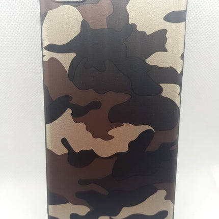 iPhone 7 plus/ 8 Plus hoesje achterkant leger print - army militair