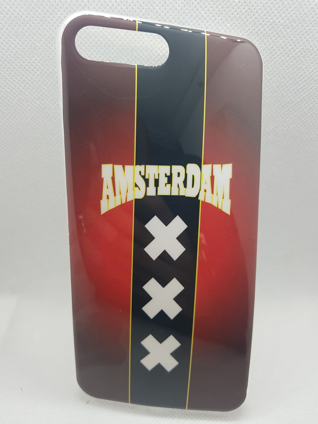 iPhone 7 plus/ 8 Plus achterkant Ajax hoesje - Ajax-Amsterdam print