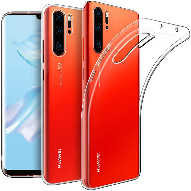 Huawei Telefoon doorzichtig hoesje zacht dun achterkant Silicone Transparent Clear Cover Bumper