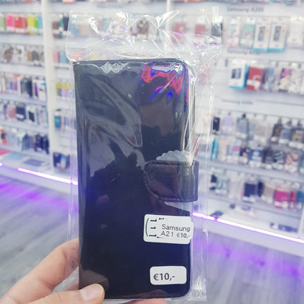 Samsung Galaxy A21 hoesje Bookcase Mapje - Wallet Case - zwart