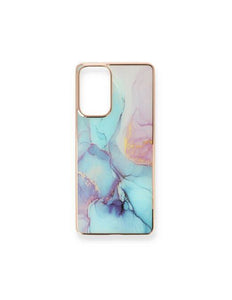 Hoesje Marmer Backcover Case - Samsung S23 Plus - Cyan