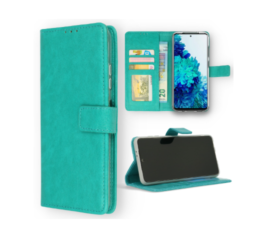 Samsung Galaxy A14 5G /4G  hoesje boekcase wallet case Turquoise