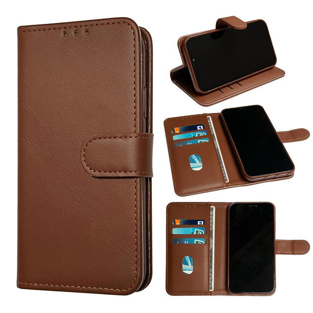 Samsung Galaxy S24  hoesje wallet boekcase bruin