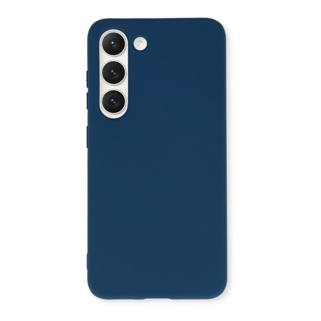 iPhone X / iPhone Xs silicone hoesje case donker blauw