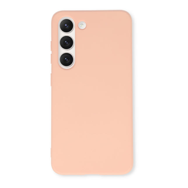 iPhone X / iPhone Xs silicone hoesje case zalm